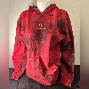 Primitive X Naruto Hoodie Men's sm Red Anime Graphic Sweater Skater Pullover